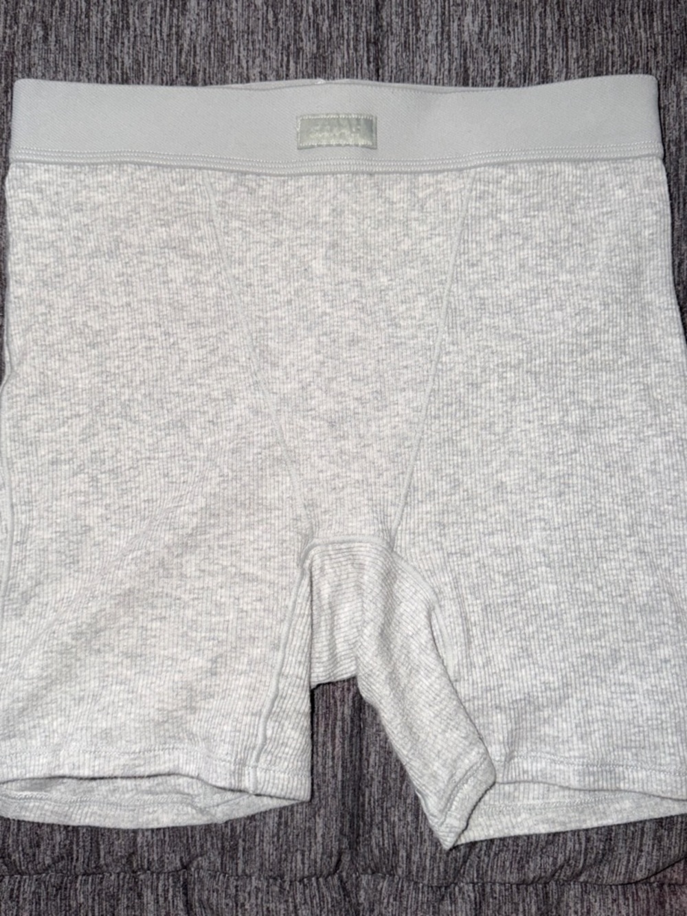 Skims Cotton Rib Boxer - Picture 2 of 2